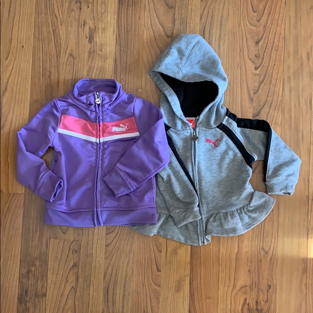 Puma full zip sweatshirts